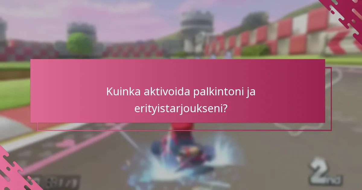 Mitkä erityistarjoukset ovat tällä hetkellä saatavilla lunastettavaksi?