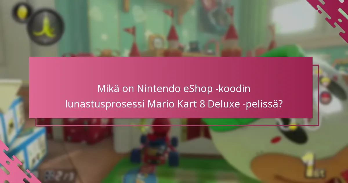 Kuinka alennukset sovelletaan kassalla Mario Kart 8 Deluxe -pelissä?